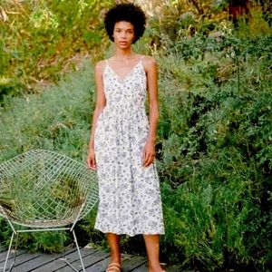 Christy Dawn The Lincoln Midi Dress Navy Vine, Second (pls see desc.)